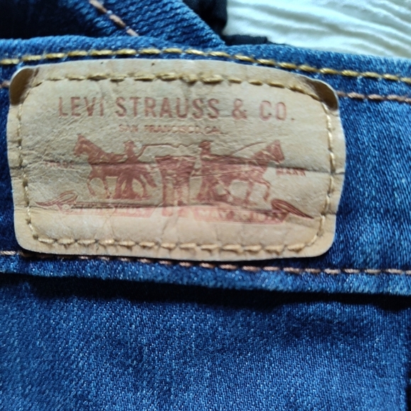 Levi's Women's Blue Denim Western Cowgirl Midi Pencil Jean Skirt | Size 6 - Picture 5 of 8